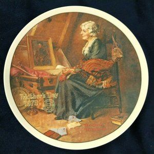 Mother's Day 1979 Collectors Plate Norman Rockwell